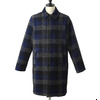 MAISON KITSUNE OVERSIZE CHECK CLASSIC COAT画像