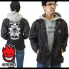 SPITFIRE Venice Style coaches jacket Black with White 54010046画像