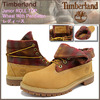 Timberland Junior ROLL TOP Wheat With Pendleton A13O6画像