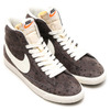 NIKE WMNS BLAZER MID SUEDE VNTG DARK STORM/SAIL 518171-205画像