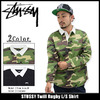 STUSSY Twill Rugby L/S Shirt 111826画像