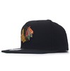 Mitchell & Ness CHICAGO BLACKHAWKS SOLID LOGO SNAPBACK BLACK LVMNCBH061画像