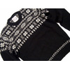 Jamieson's #MK158-731M CREWNECK FAIRISLE SWEATER/black mix画像