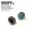 VIVIFY OLD NATIVE STYLE STONE SETTING PIERCE VFP-062A画像