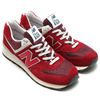 new balance ML574 FBR BURGUNDY画像