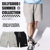 SILLY GOOD OLD GS PATCH SWEAT SHORTS SG1F3-PT05画像