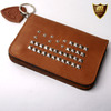 HTC MEDIUM WALLET US FLAG LIGHT BROWN画像