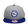 NEW ERA Philadelphia 76ers SNAPBACK CAP GREYxROYAL FFNEPPS044画像