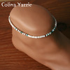 Colina Yazzie Beads Anklet BEIGE画像