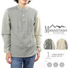 MANASTASH TONAL HENLEY NECK SWEAT 7153023画像