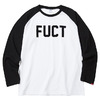 FUCT SSDD LONG SLEEVE RAGLAN (WHITE×BLACK) 6701画像