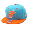 NEW ERA MIAMI HEAT SNAPBACK TEALxORANGE× NEW ERA画像