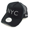 NEW ERA 9FORTY D-Frame Trucker DAMAGED NYC CAP 11229019画像