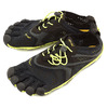 vibram FiveFingers V-Run Black/Yellow 16M3101画像