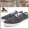 Timberland NEWPORT BAY Canvas Plain Toe Oxford Black Wave Print A14X1画像