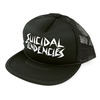 SUICIDAL TENDENCIES メッシュフリップハット ブラック画像