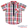 APPLEBUM BABY & KIDS ネクタイギミックマドラスチェックシャツ MADRAS CHECK画像