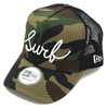 NEW ERA 9FORTY D-Frame Trucker SURF MESH CAP W.CAMO/WHT 11226144画像