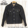 IRON HEART 21oz. Selvedge Denim Trucker Jacket IH-526J画像