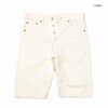 BURGUS PLUS Lot.S770 5Pocket White Denim Shorts S770-01画像