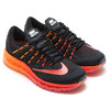 NIKE AIR MAX 2016 BLACK/MULTI-COLOR-NOBLE RED-TOTAL CRIMSON-BRIGHT CITRUS 806771-006画像