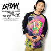 LEFLAH TOILET TIE DYE 7/S TEE -PURPLE-画像