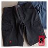 CHROME CARGO SHORTS BLACK AP238BK画像