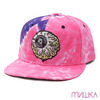 MISHKA LAMOUR KEEP WATCH TIE DYE SNAPBACK PINKxPURPLE SM161725画像