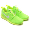 NIKE ROSHE NM FLYKNIT VOLT/WHITE-ELECTRIC GREEN 677243-701画像