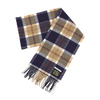 Glen Prince LAMBSWOOL SCARF ネイビーバノックベーン画像