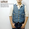 MISTER FREEDOM × SUGAR CANE MFSC Made in U.S.A. NOS PLAYER DENIM CONTINENTAL VEST SC13603画像