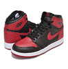 NIKE AIR JORDAN 1 RETRO HIGH OG BG "BRED" b;l/v.red-wht 575441-001画像