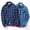 PROJECT SR'ES Indigo Check L/S Shirt SHT00257画像