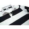 BARBARIAN L/S RUGBY JERSEY/black x white画像