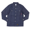 WTAPS VATOS LS/SHIRT.COTTON INDIGO画像