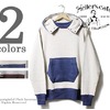 HELLER'S CAFE HC-M153-2 1930's Chin Snap 2tone Hood Sweatshirts画像