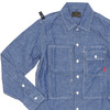 WTAPS DECK LS SHIRT.COTTON.CHAMBRAY INDIGO画像