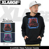 X-LARGE Warp Pullover Hoodie M16C2102画像