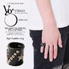 VIRGO Big V leather ring VG-GD-477画像