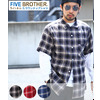 FIVE BROTHER ライトネル S/Sワンナップシャツ 151725画像