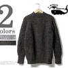 A WHALER SWEATER 2PLY ARAN YARN MOCK SWEATER画像