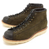 CHIPPEWA 5-inch two-tone suede bridgemen boots CHOCOLATE MOSS/BLACK CP1901M79画像