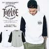 TOYPLANE 3/4 SLEEVE BASEBALL TEE TP17-HTE10画像