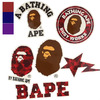 A BATHING APE COLOR CAMO A BATHING APE STICKER SET 1D30-182-018画像