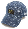 NEW ERA 9THIRTY SPLASH PAINT CAP WASHED DENIM/SNOW WHITE 11404619画像