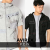 AVIREX PDW MESH POCKET HOODED SHIRT 6675001画像