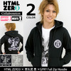 HTML ZERO3 × 喜矢武 豊×Gachapin G.P.K.Y Full Zip Hoodie 喜矢武 豊 32nd Birthday Collaboration PA144画像