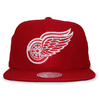 Mitchell & Ness DETROIT RED WINGS XL-LOGO SNAPBACK RED LVMNDRW044画像