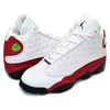 NIKE AIR JORDAN 13 RETRO BG wht/blk-teamred 414574-122画像