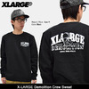 X-LARGE Demolition Crew Sweat M17A2201画像